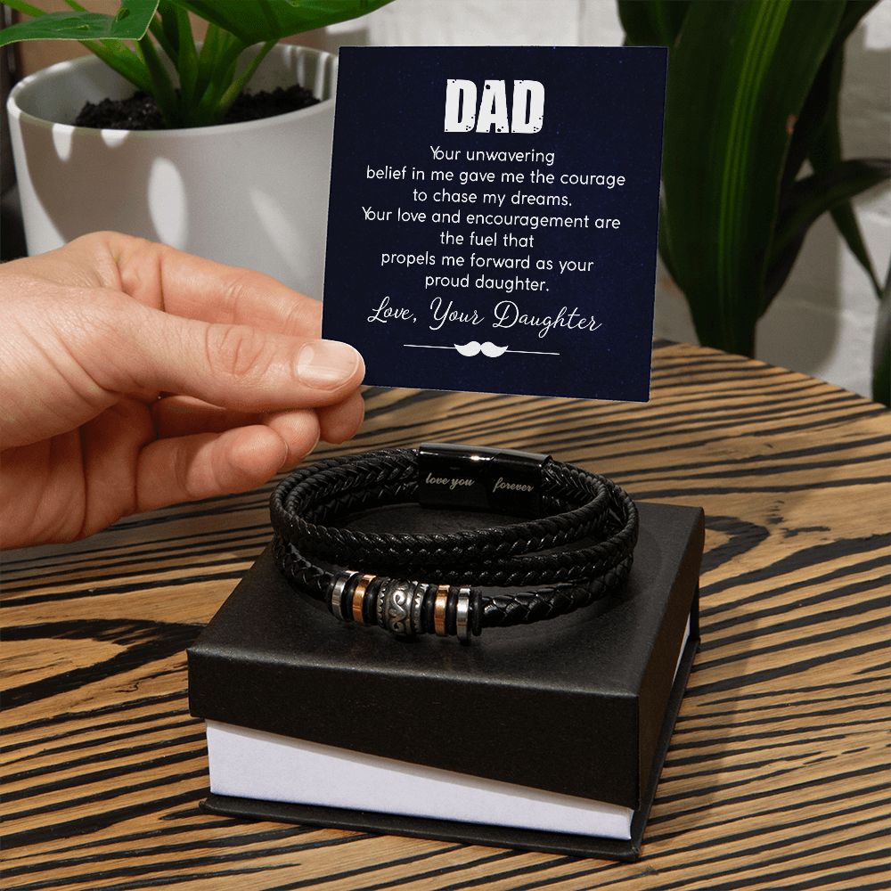 Dad - Unwavering Love - Bracelet - Give Smiles Away