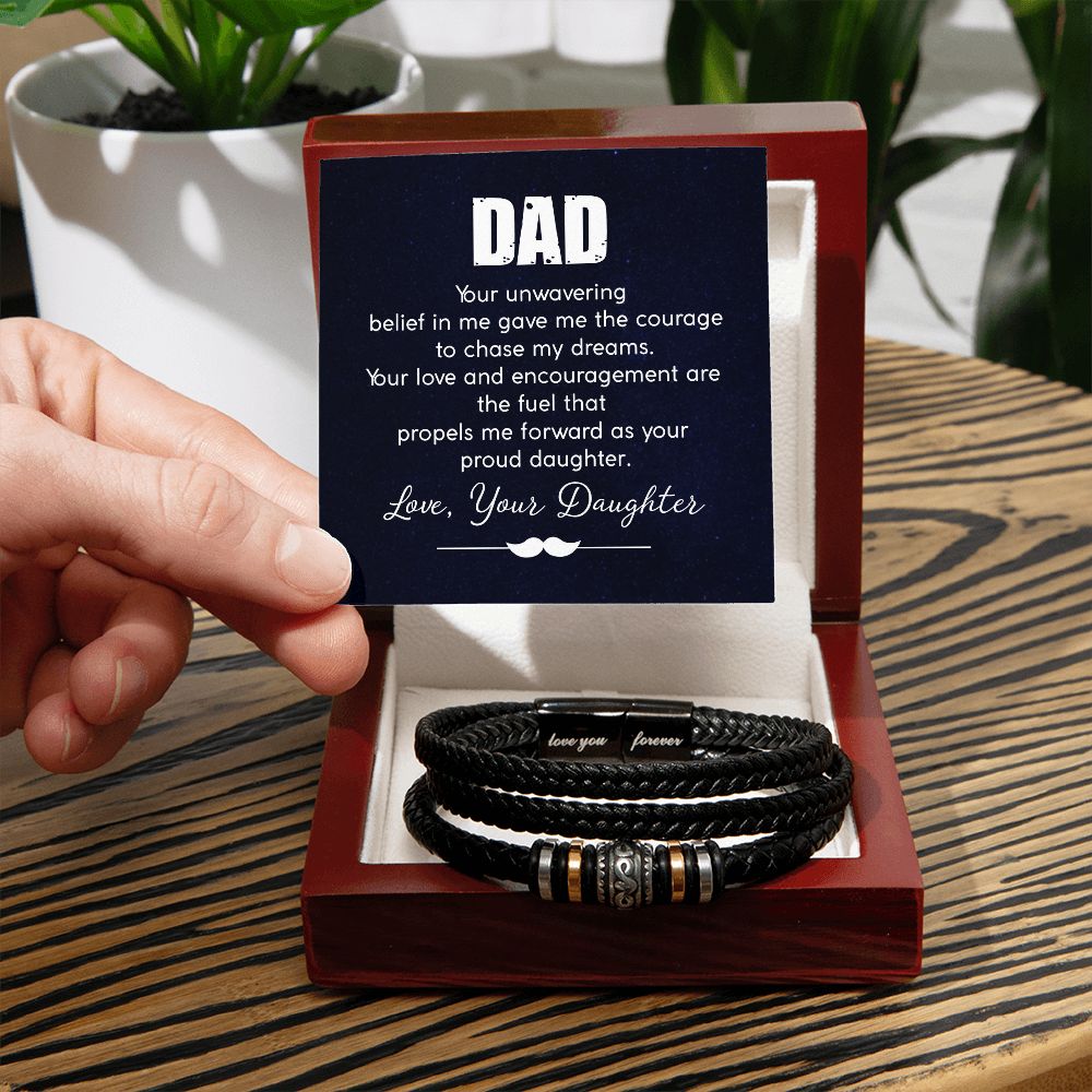 Dad - Unwavering Love - Bracelet - Give Smiles Away