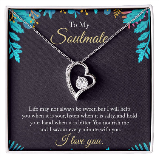 To My Soulmate - Forever Love Necklace - Give Smiles Away