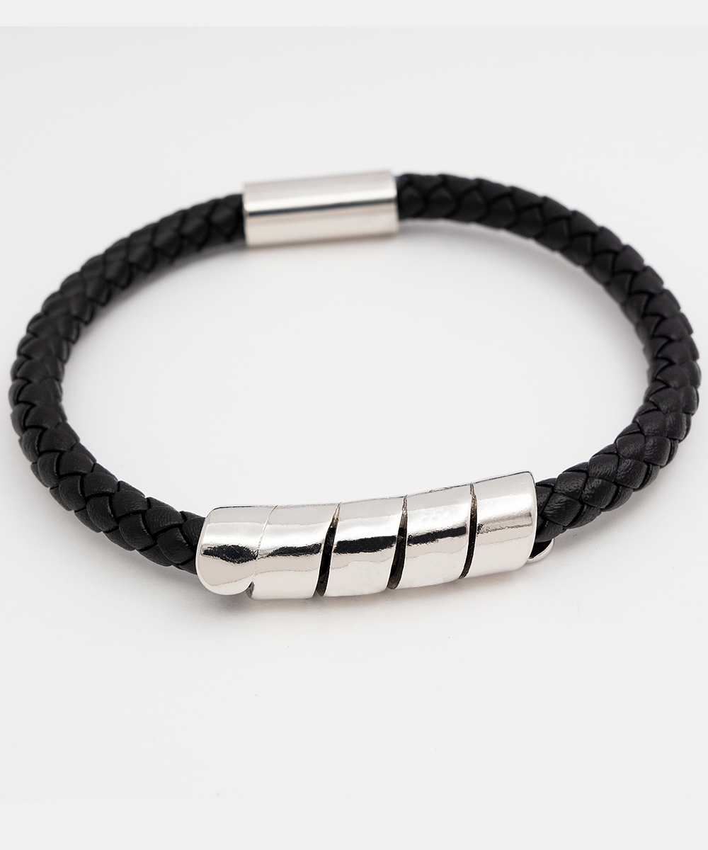 To My King - Black Men's Bracelet - Give Smiles Away